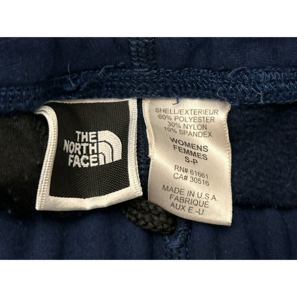 North Face Women's Navy Blue Base Layer  Pants Size Small Fleece Lined Hiking - Picture 5 of 5